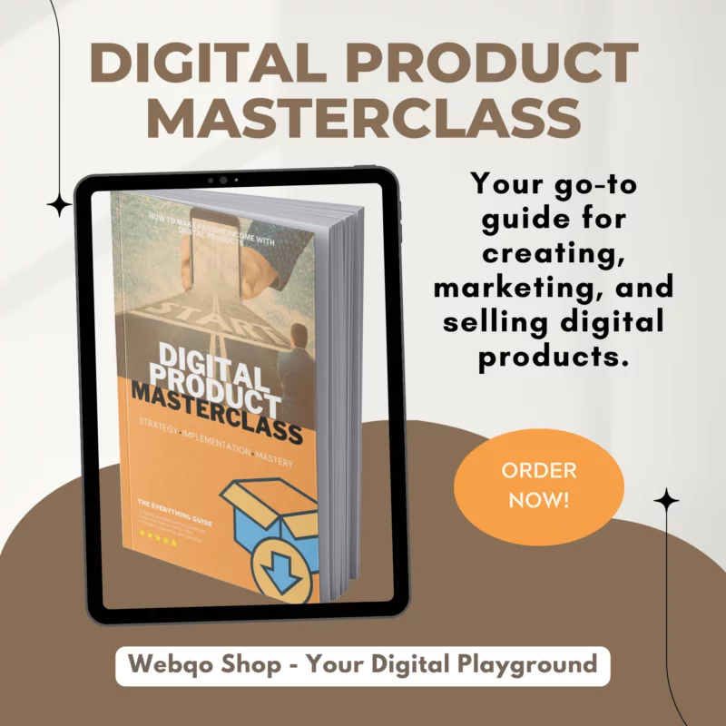 Digital Product Masterclass