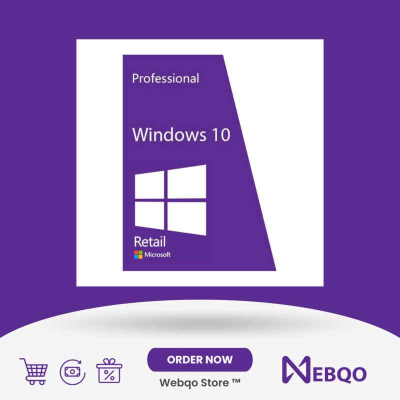 Windows 10 Pro Retail Key (Online Activation)